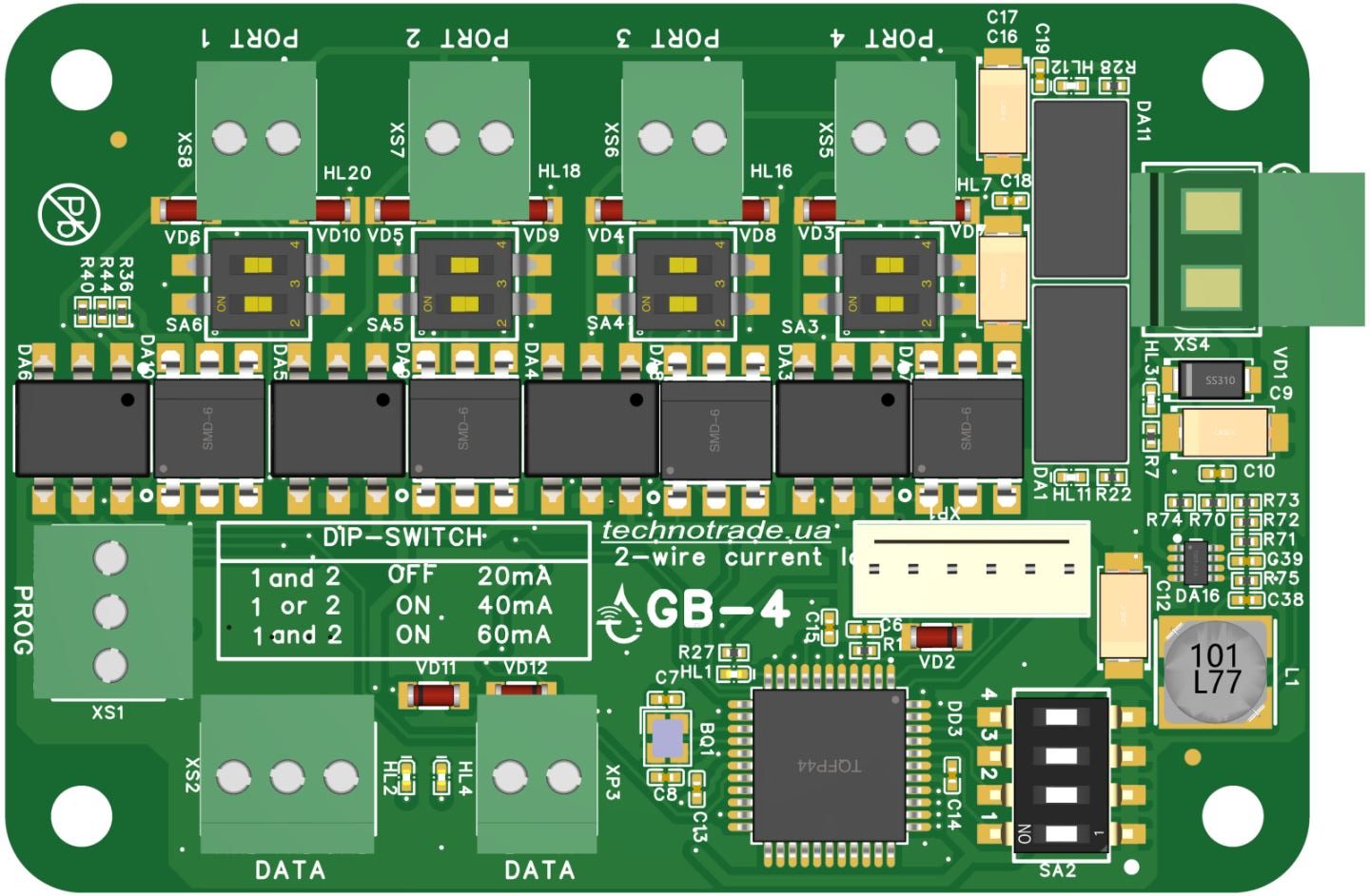Convertidor de Interfaz GB para Dispensadores